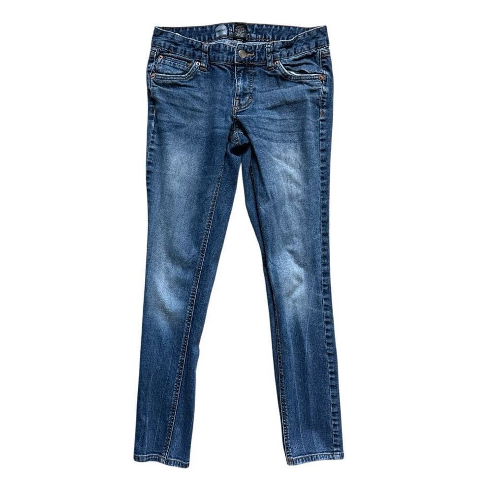 Womens Vintage Mossimo Skinny Premium Denim Fit 3 Stonewash Jeans -  4S 4 Short